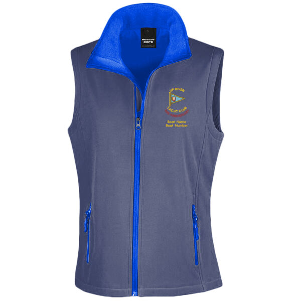 URYC 90th Anniversary Ladies Soft Shell Gilet Thumbnail
